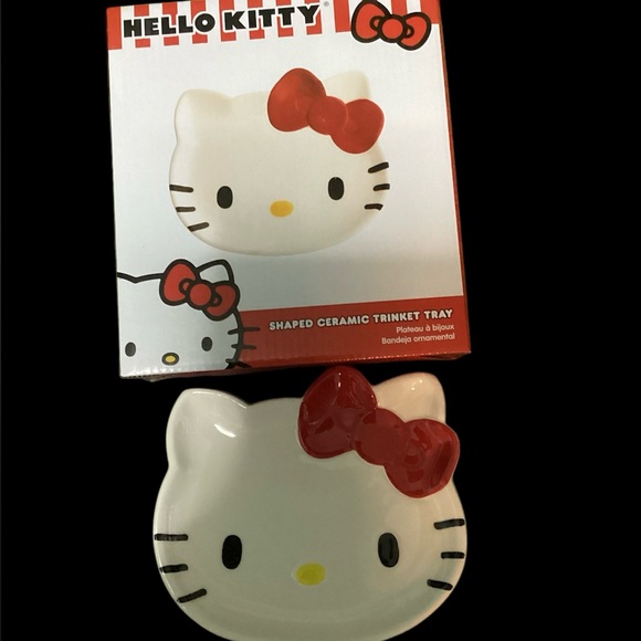Hello Kitty Other - HELLO KITTY CERAMIC TRINKET TRAY